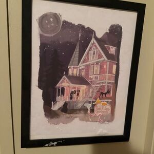 Framed coraline print